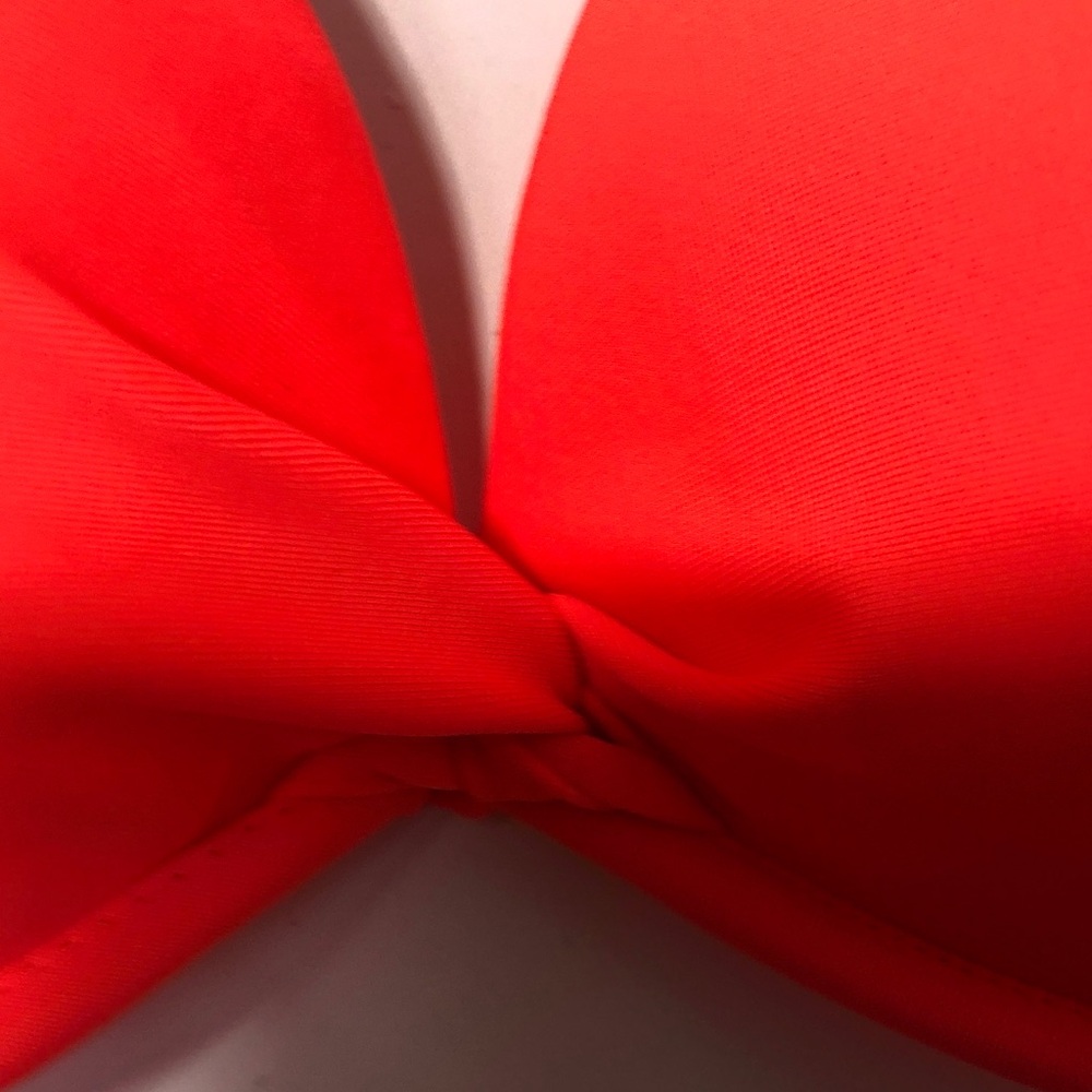 NWT Xhilaration Neon Orange Bikini Swimsuit Set, Size Medium - Picture 7 of 12